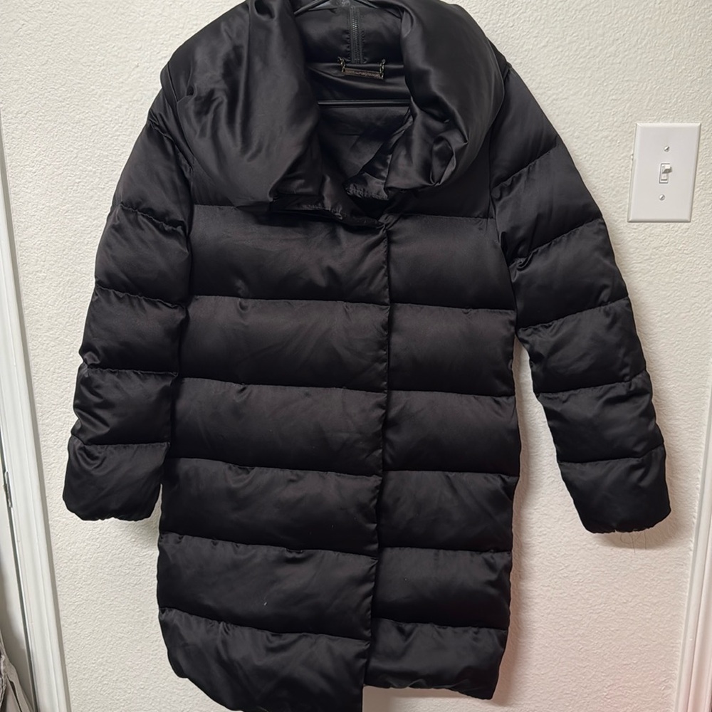 Diane Von Furstenberg Black Puffer Jacket